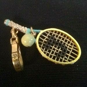 Juicy Couture Tennis Racket Ball Charm